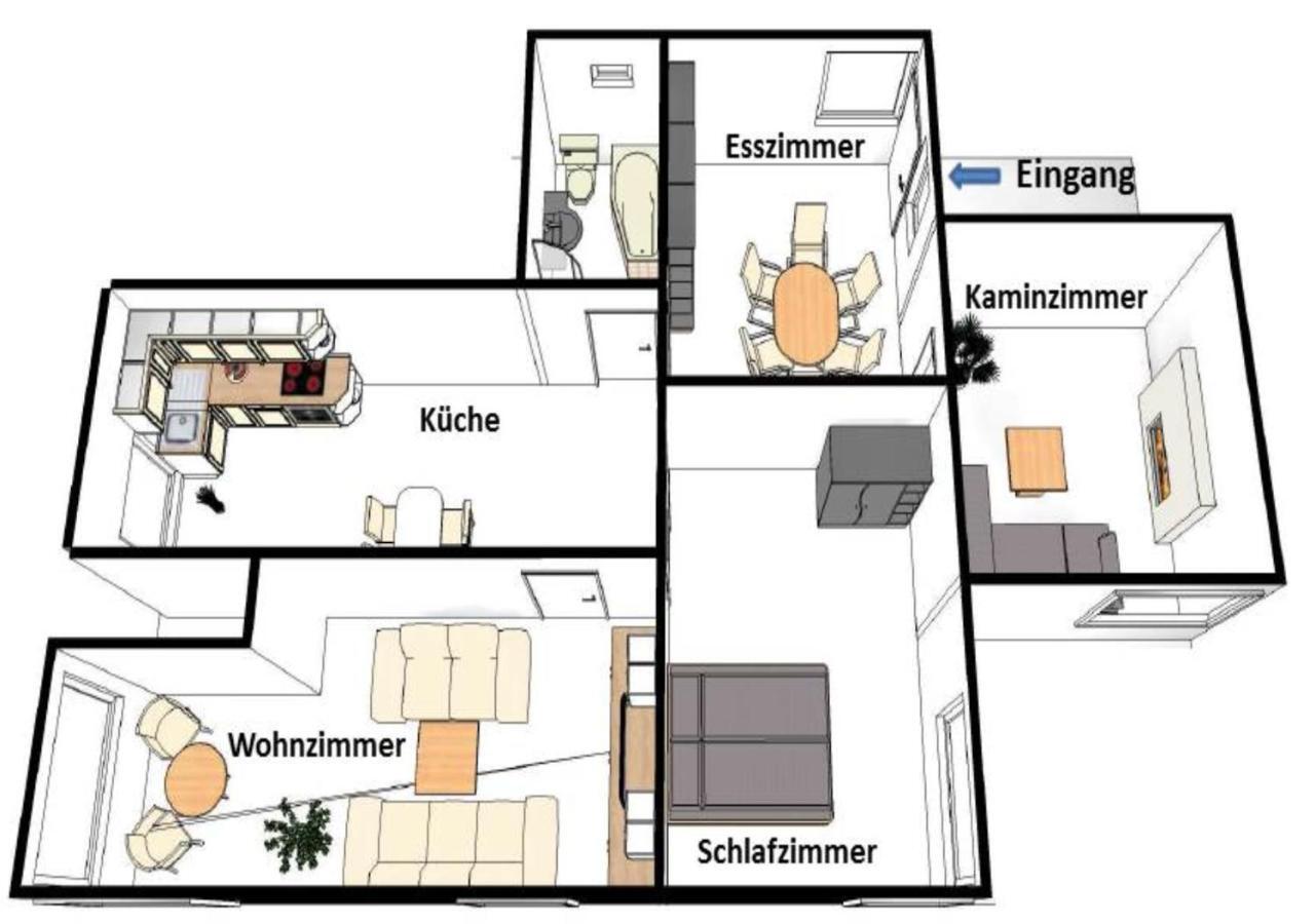 Ferienwohnung Deutschmann Dahlen Luaran gambar
